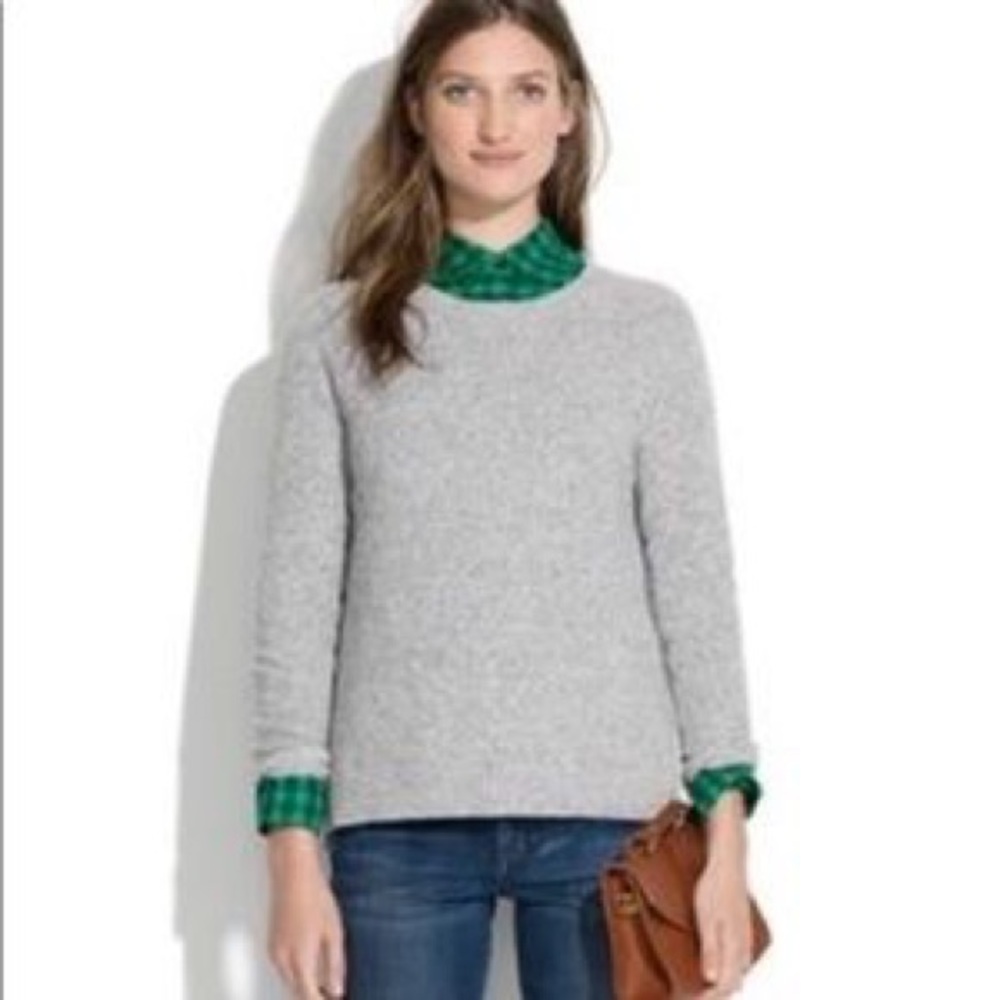 Madewell Leaf Stitch Sweater Size Small